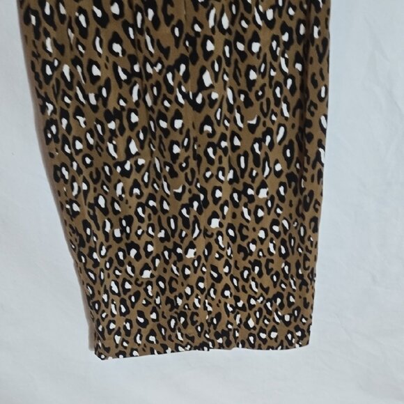 Diane Von Furstenberg Leopard Print Midi Dress - Picture 9 of 9